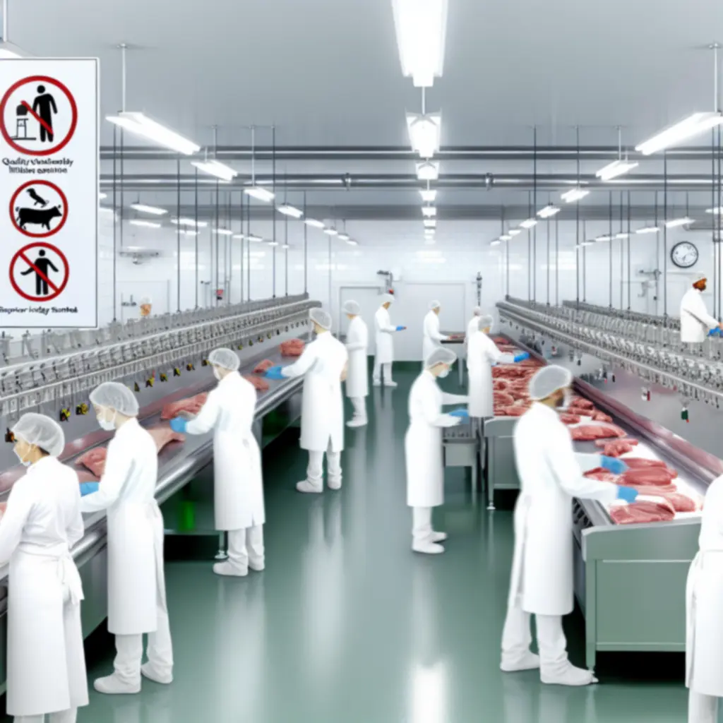 Modern Scottish meat processing facility with quality-controlled production lines.