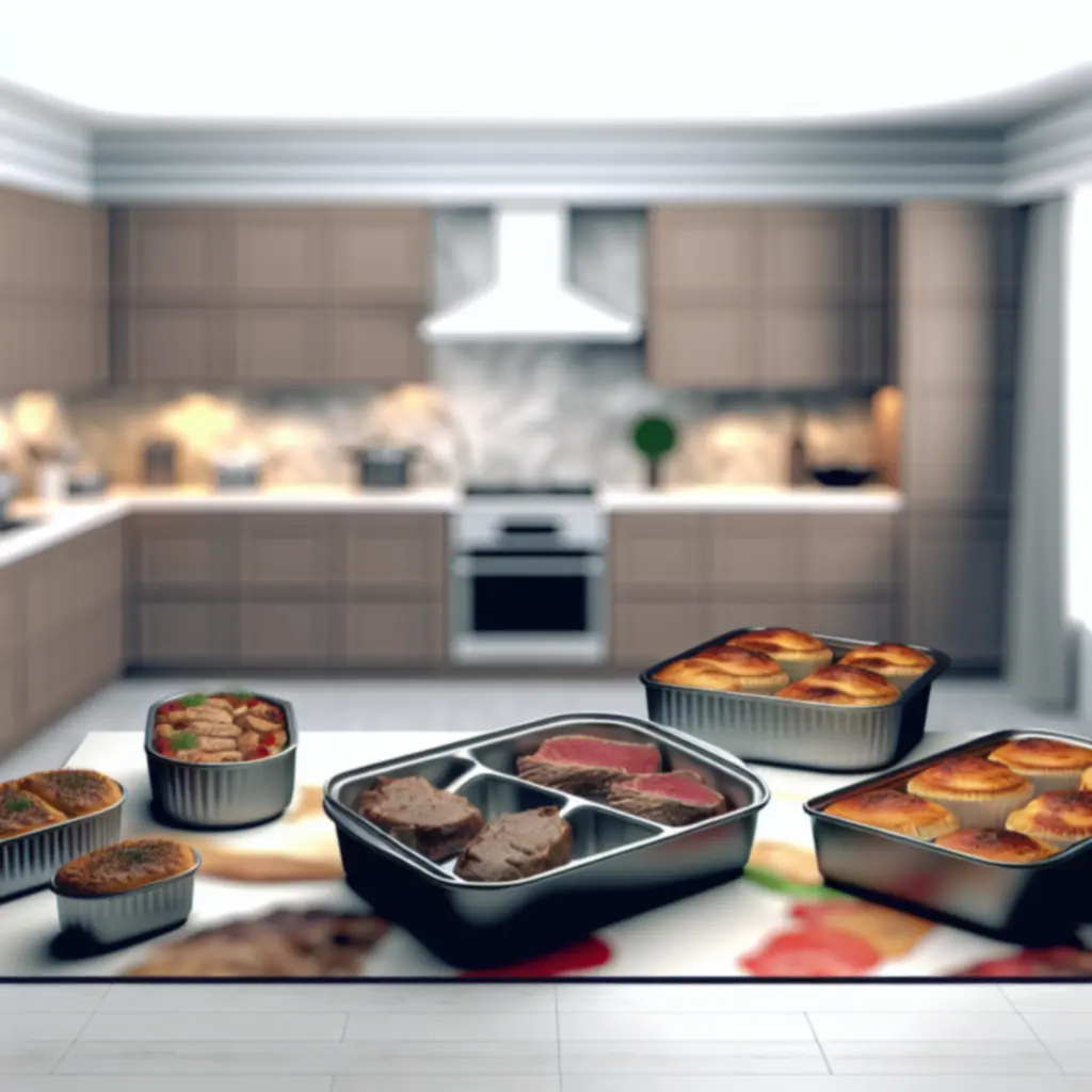 Ready-to-cook Scottish meat specialities prepared in trays